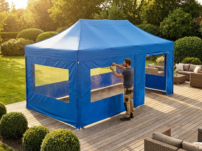 Sidewall Kit for Pop up Gazebo 4x6m Blue - product detail