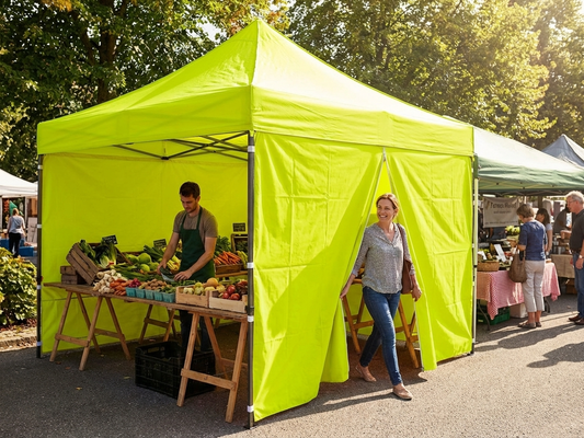 Neon Yellow/Green Gazebo Sidewall Kit - product detail
