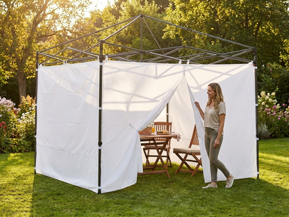 White Gazebo Sidewall Kit 3x3m for Outdoor Events