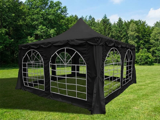 4x4 m black marquee pagoda for outdoor events - product detail