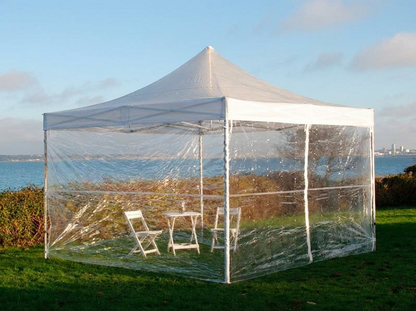 Transparent pop-up gazebo 4x4m for outdoor events