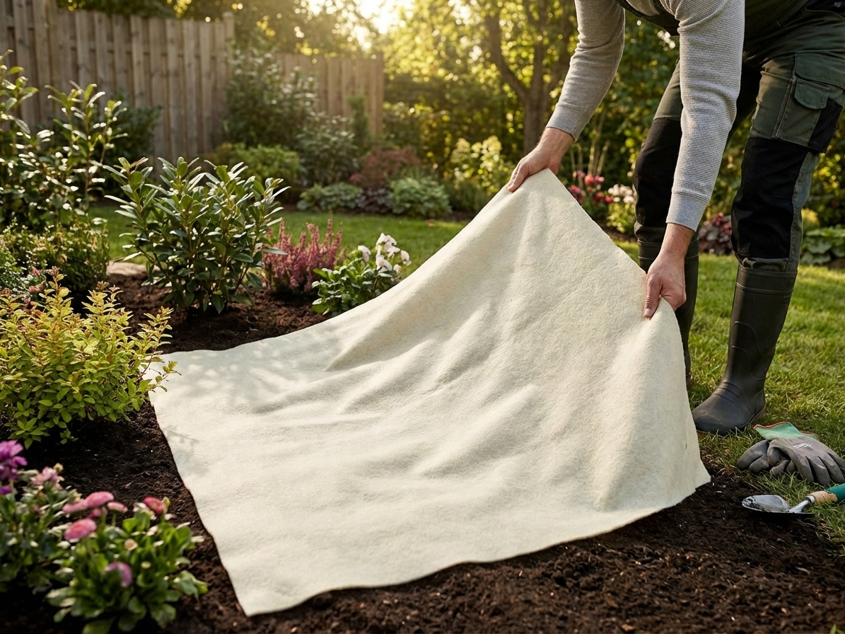 Geotextile landscape fabric for outdoor gardening - product detail