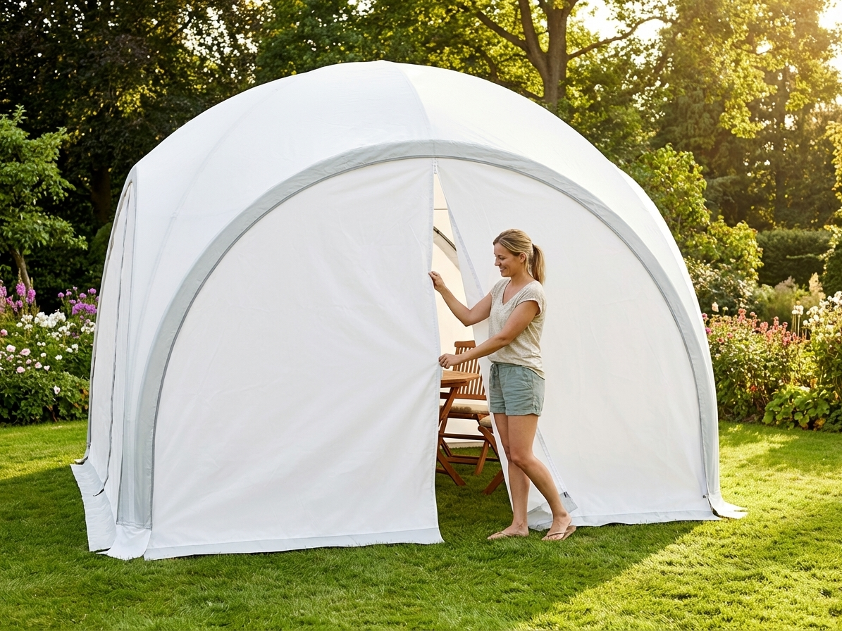 White PVC Dome Marquee Sidewall for Events