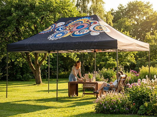 White pop up gazebo roof cover 4x6m for outdoor use