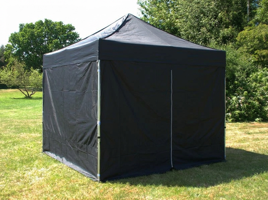 Black gazebo sidewall kit for 2x2m pop-up gazebo