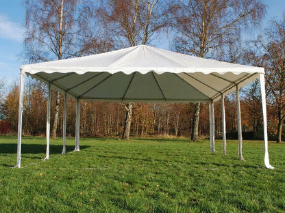 Elegant white pagoda marquee in PVC for exclusive events - product detail