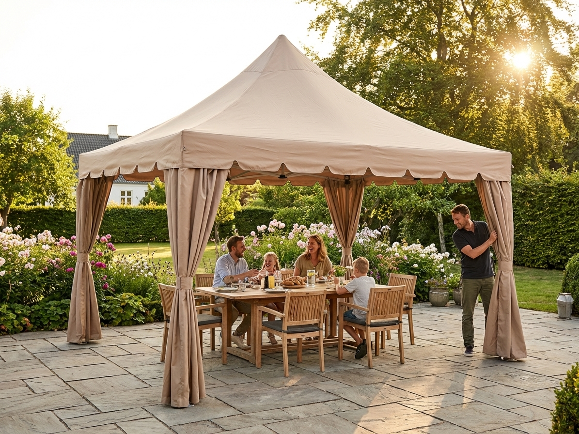 Latte pop up gazebo roof cover 4x6m for outdoor events - view 3