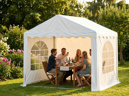 PVC CombiTent extension 2m white for outdoor events - view 3