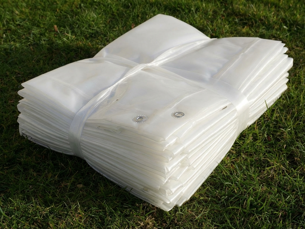 Translucent tarpaulin 8x14 m made from PE 250 g/m² - product detail