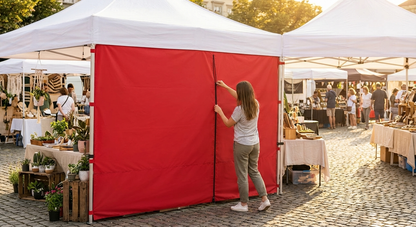 Red infill joint panels for FleXtents® PRO pop-up gazebo - product detail