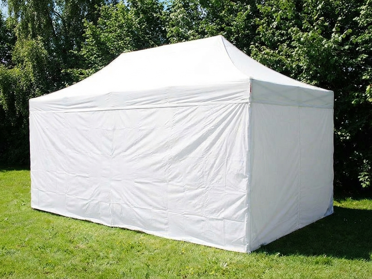 White pop up gazebo 3x6m with aluminium frame for medical use - product detail