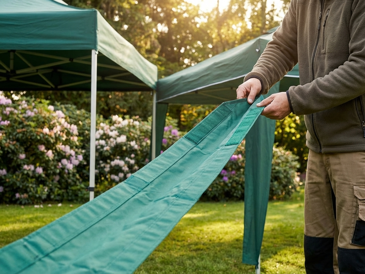 Green raingutter for FleXtents, 3 metres - product detail