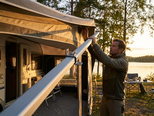 Aluminium roof pole 1.67m grey ideal for construction - product detail