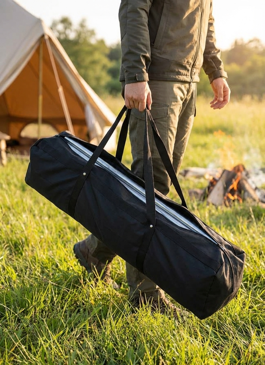 Black carry bag for frames, waterproof with four handles - product detail
