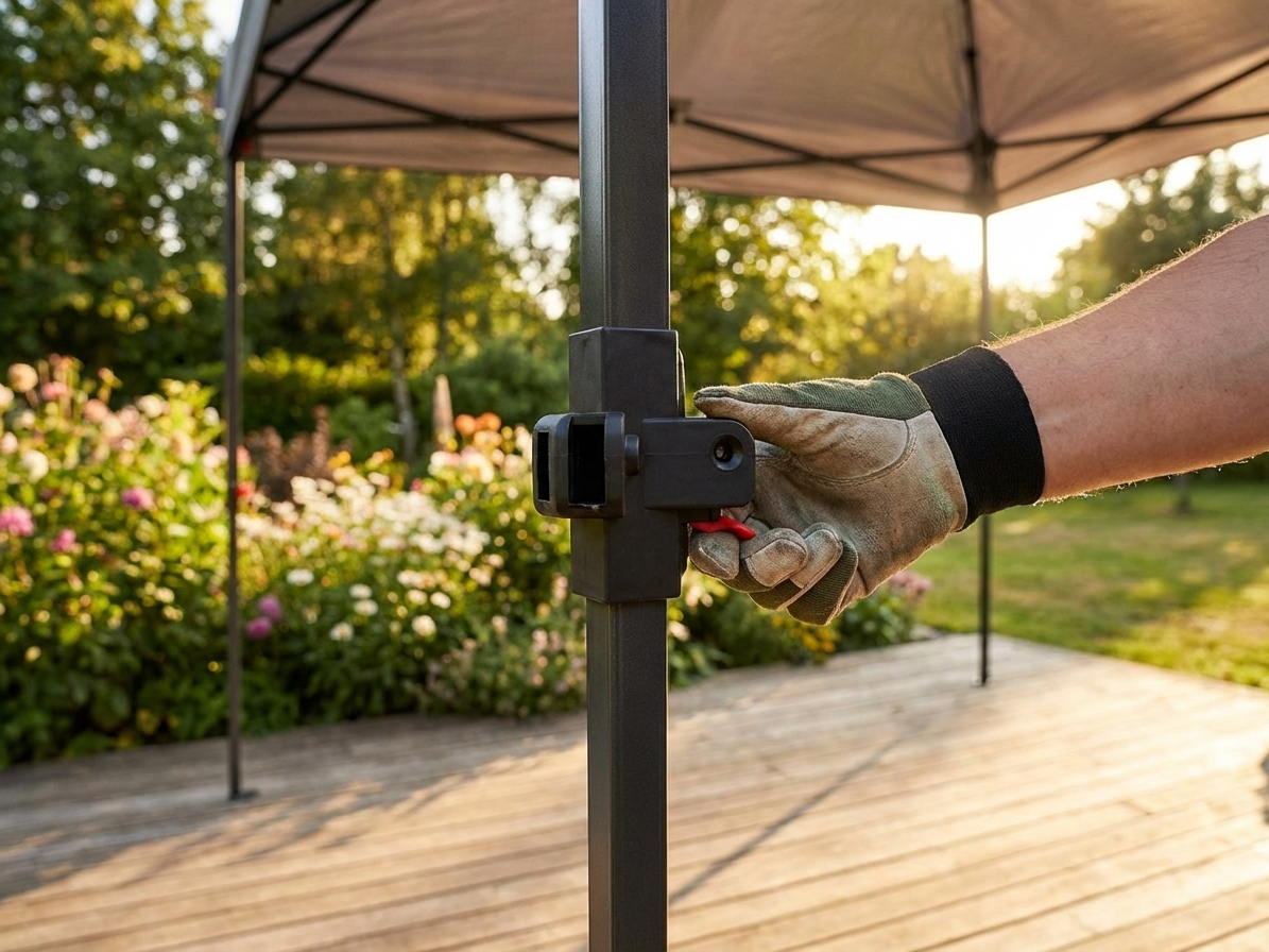 Steel and plastic fitting in black, versatile and durable