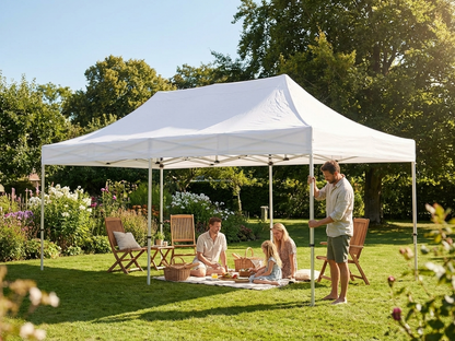 White Gazebo Roof Cover 4x6m for outdoor events - view 3