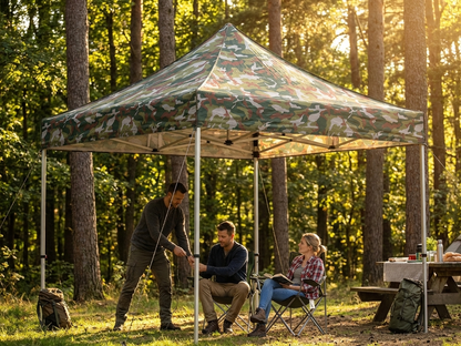 Camouflage gazebo roof cover 3x6 metres for outdoor use - view 3