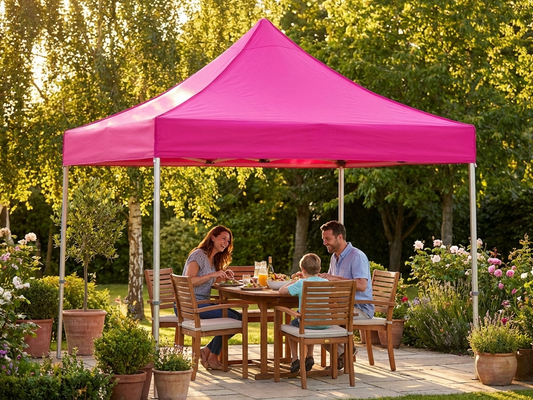 Pink gazebo roof cover for 3x3 metre structure - product detail