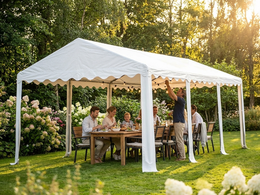 White PVC Marquee Roof Cover 3x6m for Event Shelter