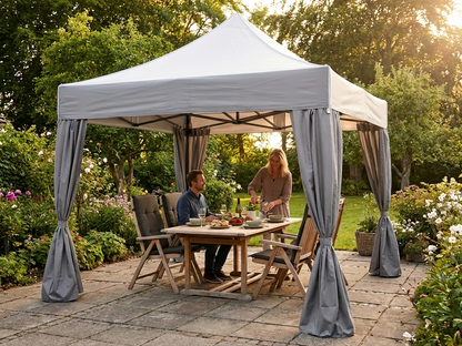 Pop Up Gazebo 3x3m Latte with Steel Frame for Outdoor Events - product detail