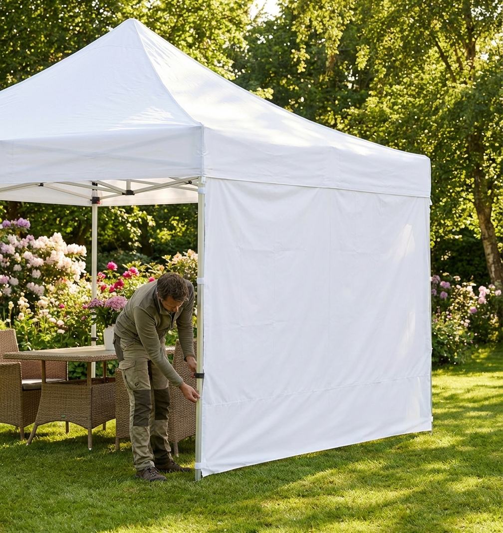 White sidewall for FleXtents 2x2m, event use - product detail