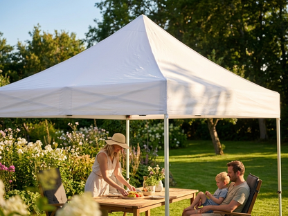 Pop Up Gazebo Roof Cover 3x6 m White for Outdoor Events - product detail