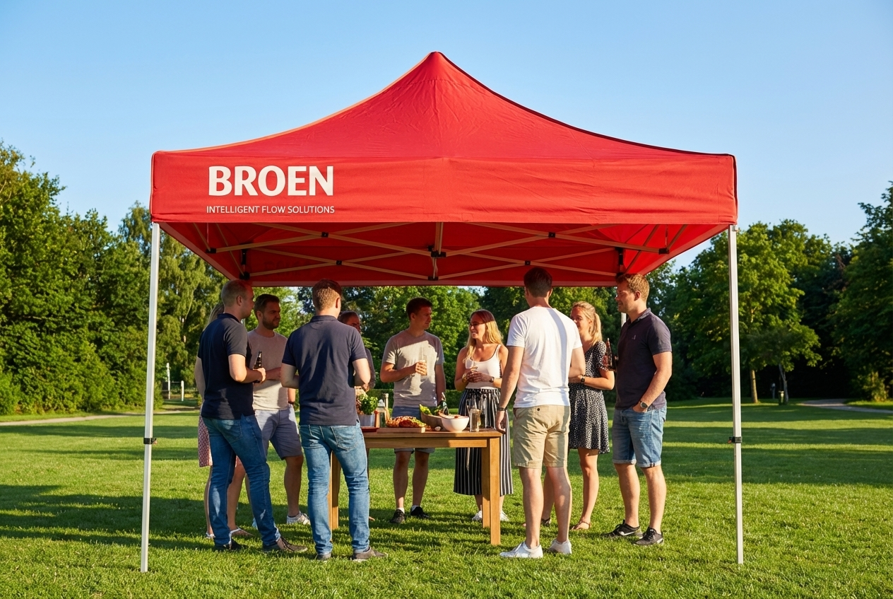 Valance print panel for event tents, dimensions 21x50 cm