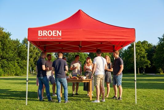 Valance print panel for event tents, dimensions 21x50 cm