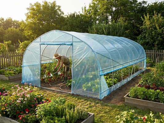 Transparent polytunnel greenhouse cover for agricultural use - product detail