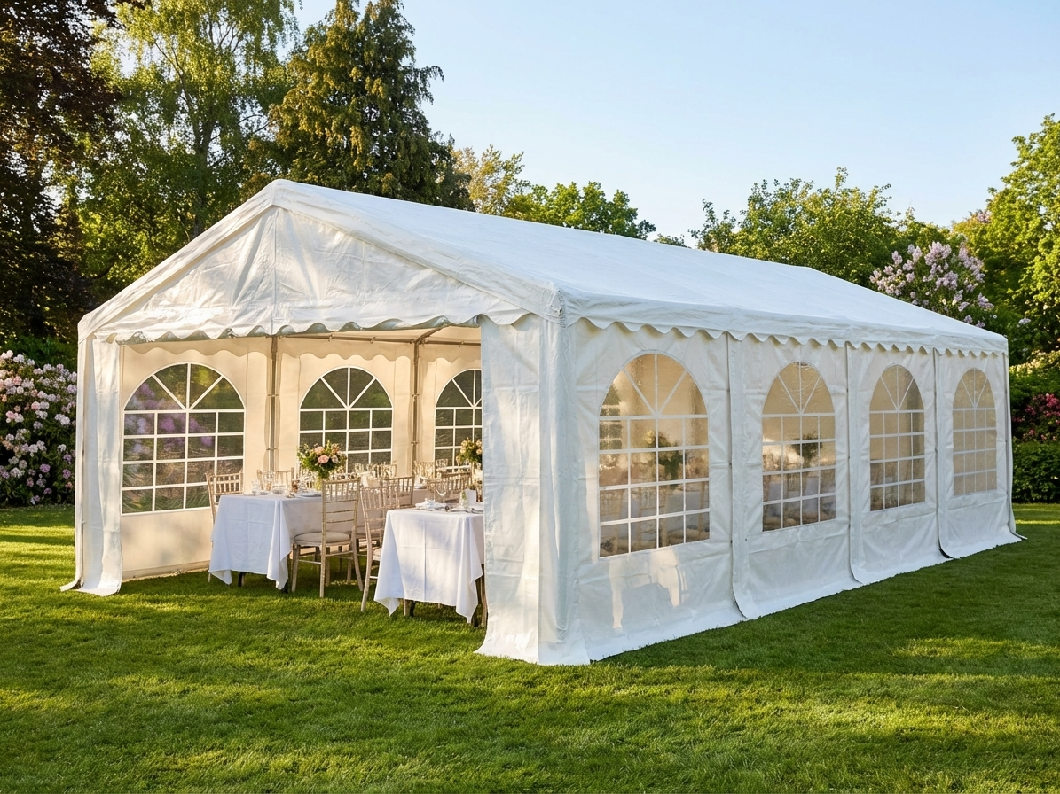 5x10m white marquee tent for outdoor events
