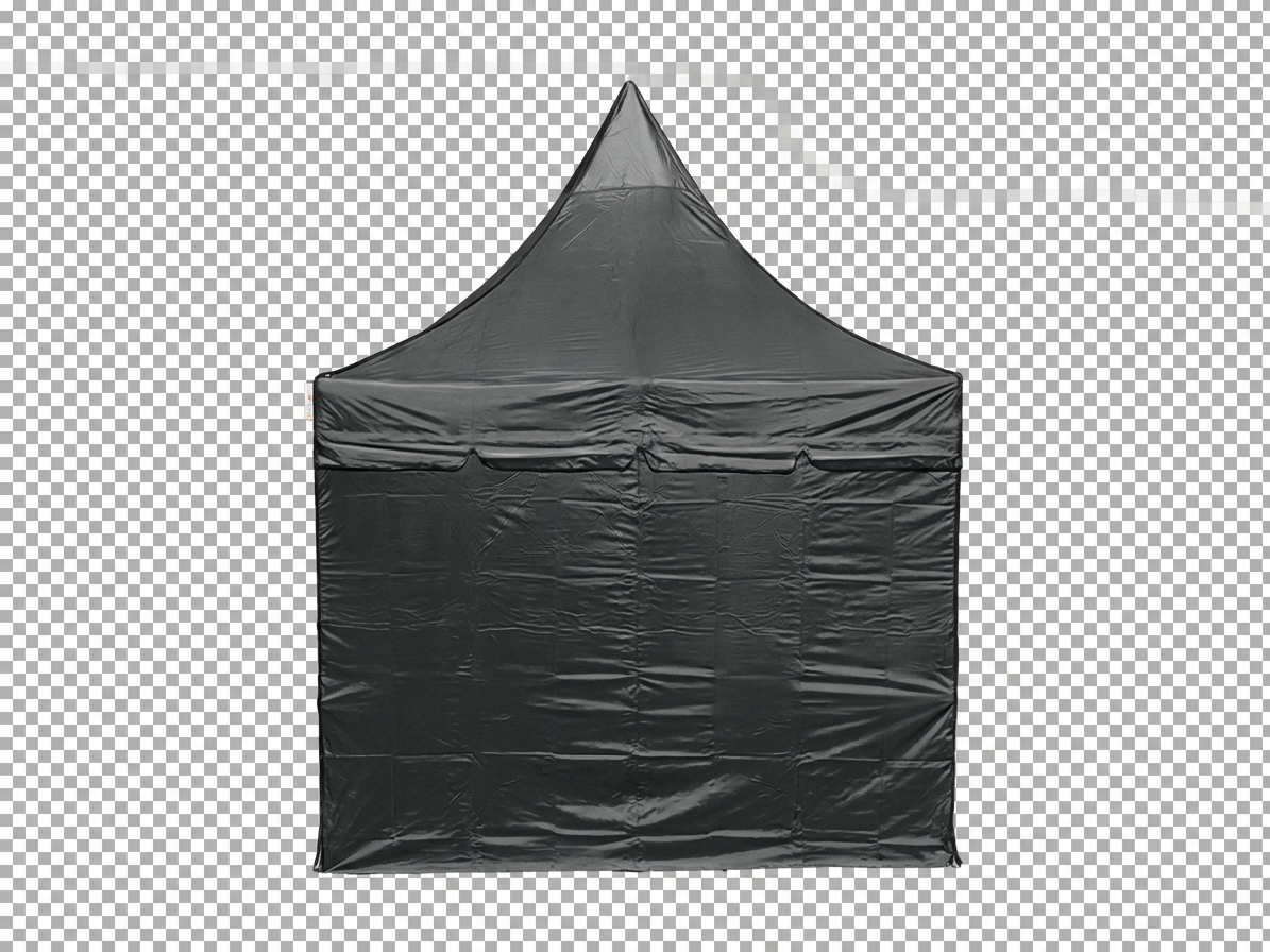 Pop up gazebo 3x3m in black with aluminium frame for outdoor events
