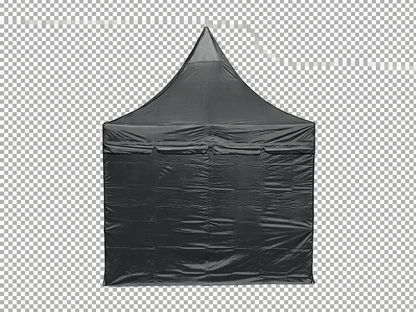 Pop up gazebo 3x3m in black with aluminium frame for outdoor events
