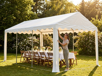 White PVC Polyester Marquee Roof Cover for outdoor events