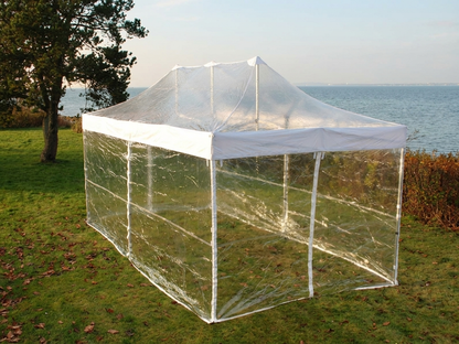 Clear pop-up gazebo with aluminium frame for outdoor events - product detail