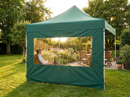 Green panorama sidewall, 3m, polyester PVC for outdoor events - view 3