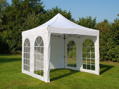 White pop-up gazebo with aluminium frame for outdoor events - product detail