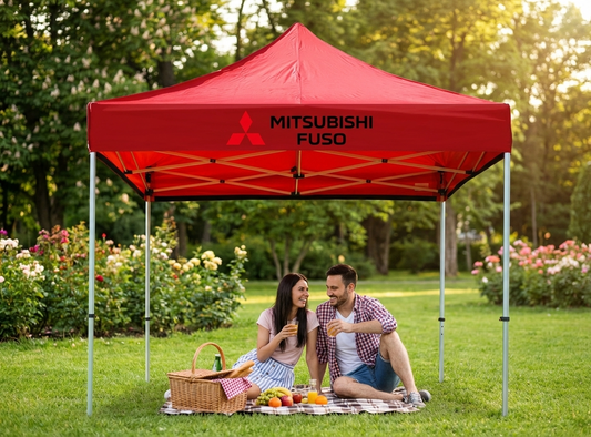 Valance print panel for event tents, 21x50 cm size