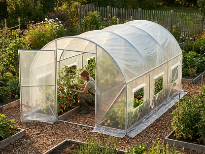 Polytunnel Cover 2x3x2m Transparent 180 Micron Foil - product detail