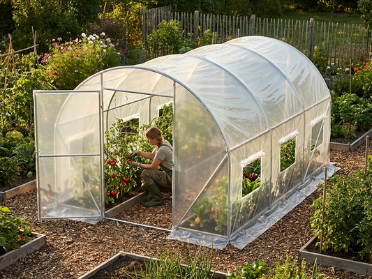 Polytunnel Cover 2x3x2m Transparent 180 Micron Foil - product detail