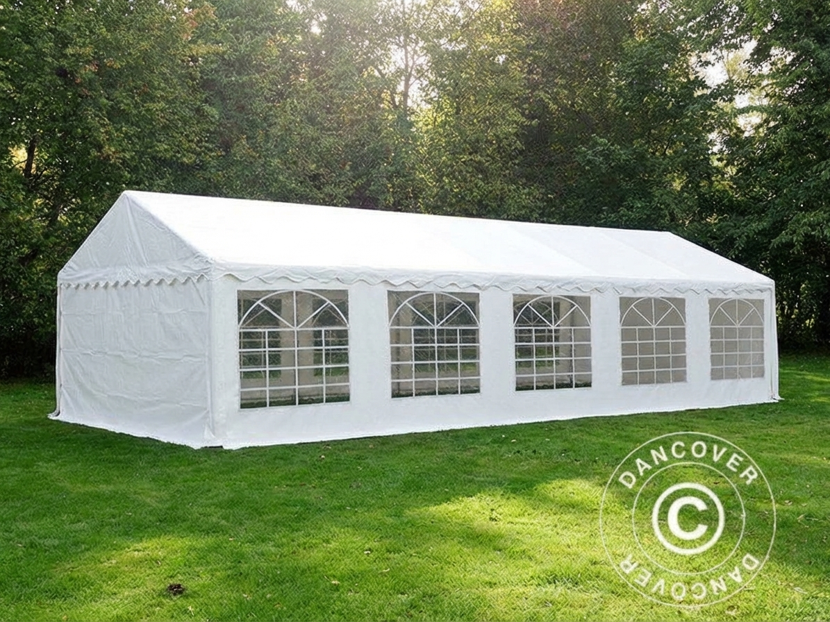 5x10 m white marquee for outdoor events