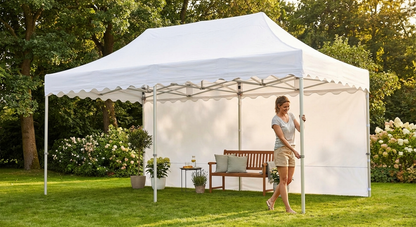Pop Up Gazebo 3x6m White for Outdoor Events