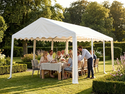 White PVC/Polyester marquee roof cover 4x6m for outdoor events - view 3