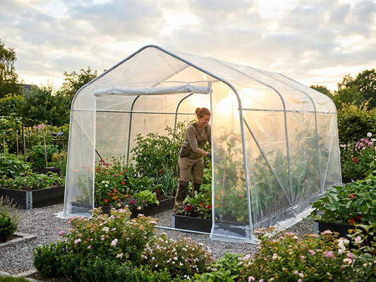 Polytunnel Greenhouse Roof Cover in Transparent PE Material