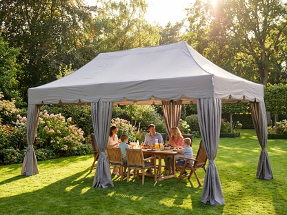 Pop Up Gazebo 3x6m Latte with Aluminium Frame for Outdoor Events - product detail