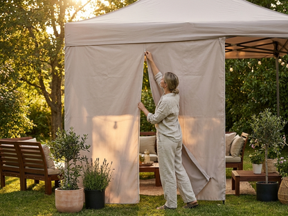 Latte sidewall with zipper for FleXtents, 3 meters - view 3