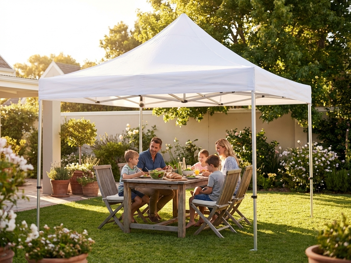 Clear pop up gazebo with PVC roof for outdoor events