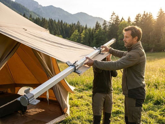 Aluminium Roof Pole 1.76m Grey for versatile use - product detail