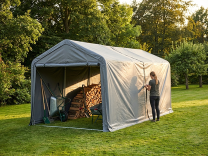 Grey storage tent roof cover 2.4x6 m - product detail