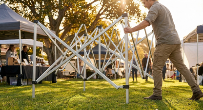 Aluminium gazebo frame 4x4m for outdoor events - view 3