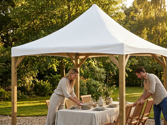 White PVC roof cover for 6x6m party tents